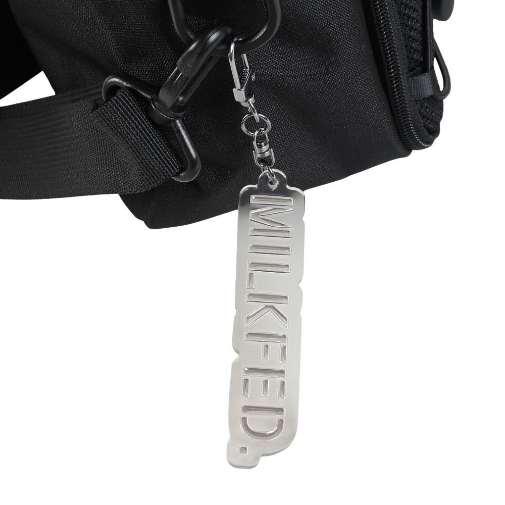 ミルクフェド（MILKFED.）（レディース）DAILY スクエア ショルダーバッグ 103251053009-BLACK