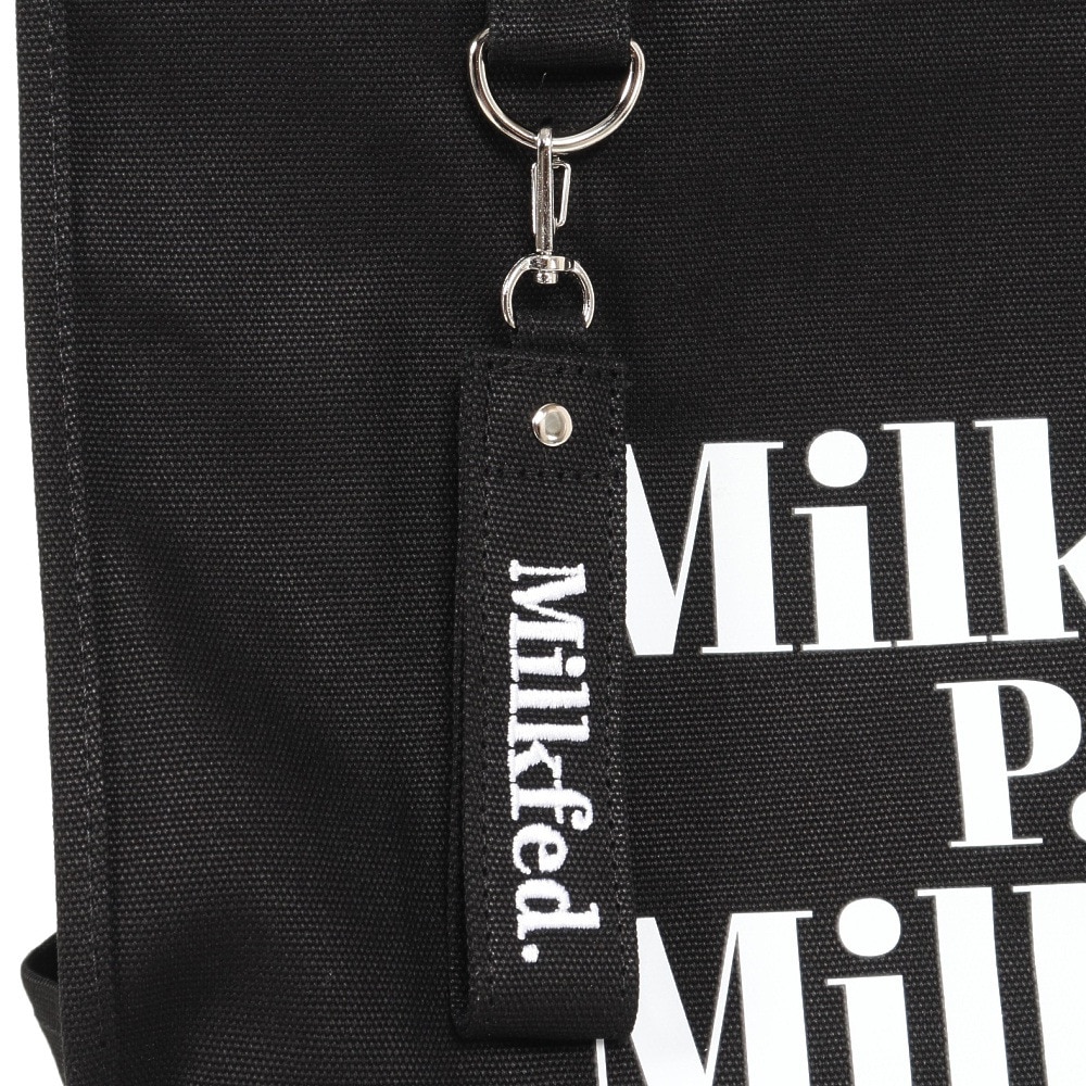 ミルクフェド（MILKFED.）（レディース）DIDONE ロゴ ビッグ トートバッグ 103203053014-BLACK