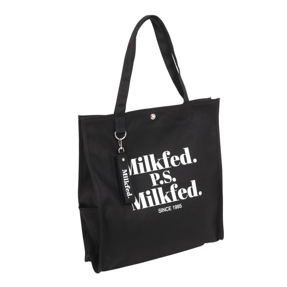ミルクフェド（MILKFED.）（レディース）DIDONE ロゴ ビッグ トートバッグ 103203053014-BLACK