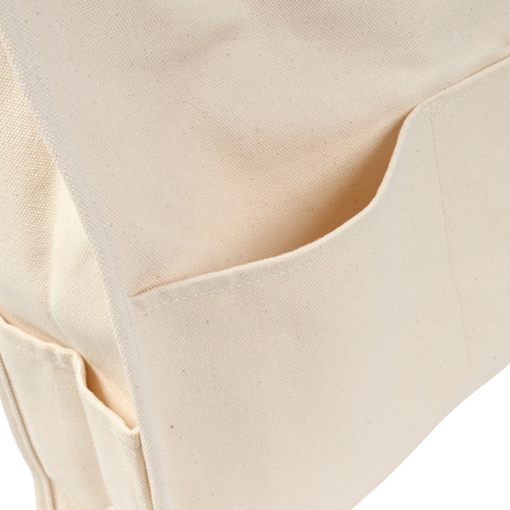 ミルクフェド（MILKFED.）（レディース）PIPING スクエア トートバッグ COOPER ロゴ 103212053011-WHITE