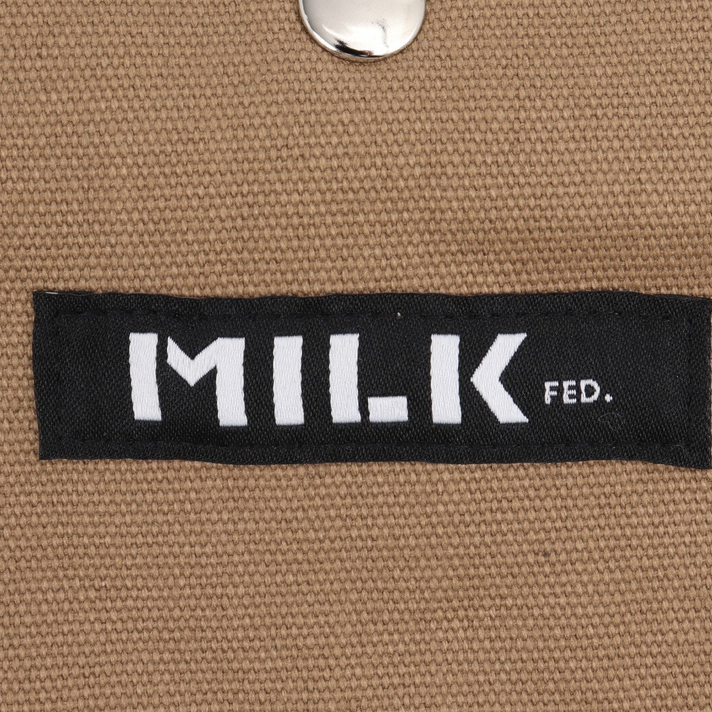 ミルクフェド（MILKFED.）（レディース）PIPING スクエア トートバック COOPER 103212053011-BEIGE