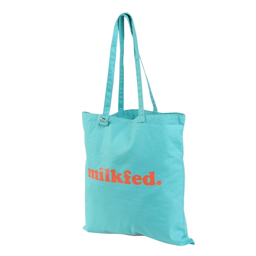 ミルクフェド（MILKFED.）（メンズ、レディース）FLAT LIGHTトートバッグ COOPER OUI 103223053005-LtGREEN