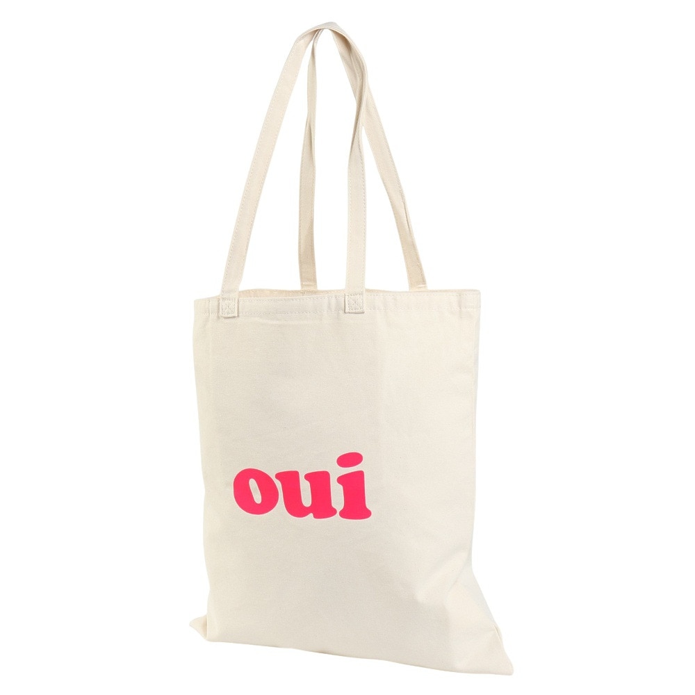 ミルクフェド（MILKFED.）（メンズ、レディース）FLAT LIGHTトートバッグ COOPER OUI 103223053005-WHITE
