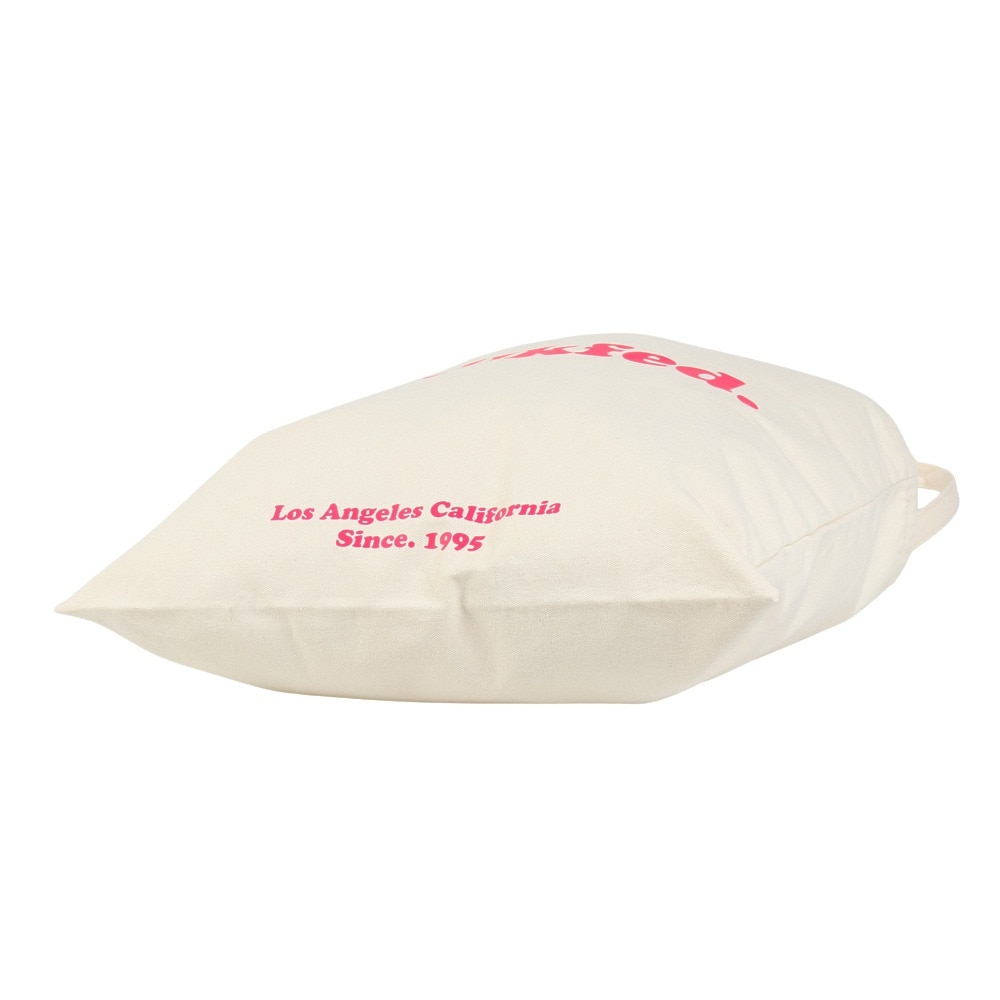 ミルクフェド（MILKFED.）（メンズ、レディース）FLAT LIGHTトートバッグ COOPER OUI 103223053005-WHITE