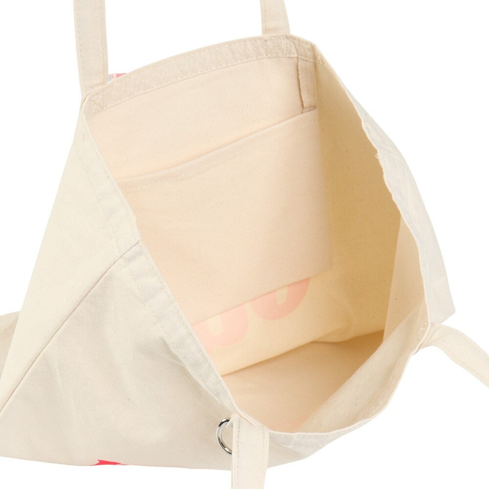 ミルクフェド（MILKFED.）（メンズ、レディース）FLAT LIGHTトートバッグ COOPER OUI 103223053005-WHITE