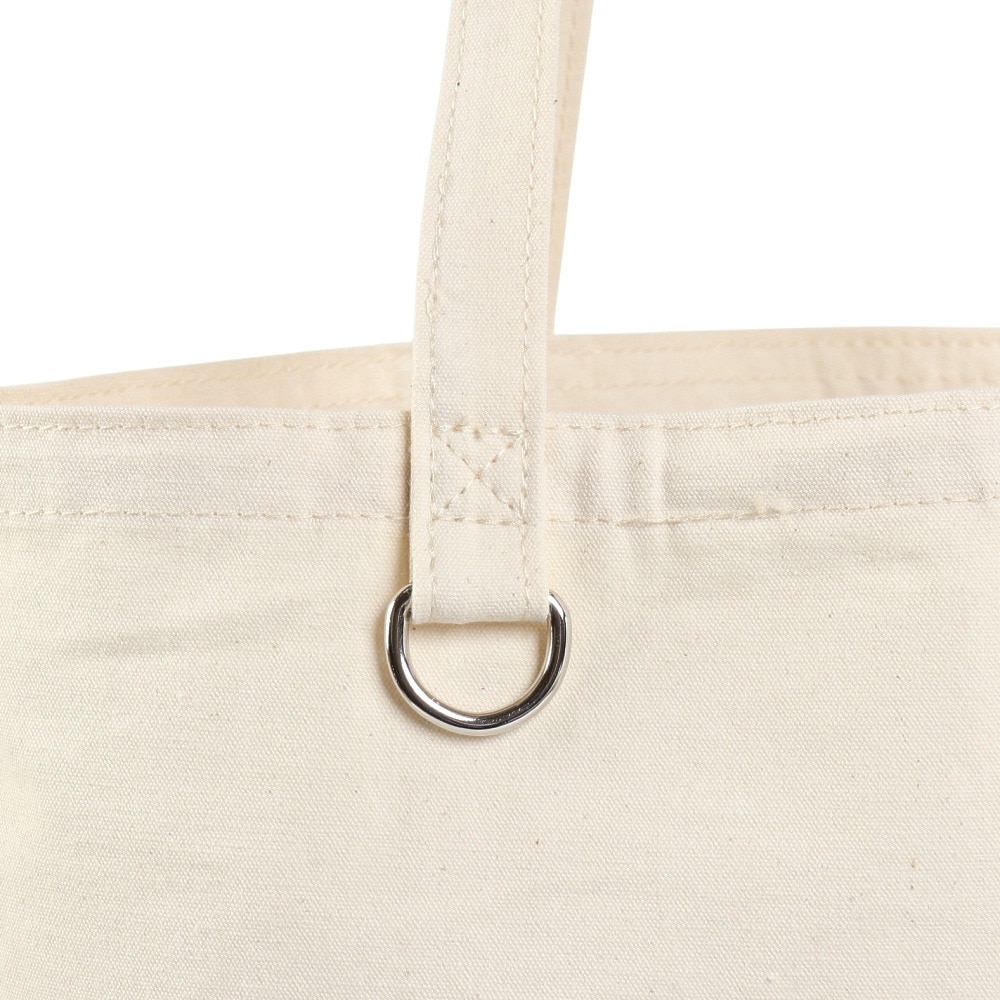 ミルクフェド（MILKFED.）（メンズ、レディース）FLAT LIGHTトートバッグ COOPER OUI 103223053005-WHITE