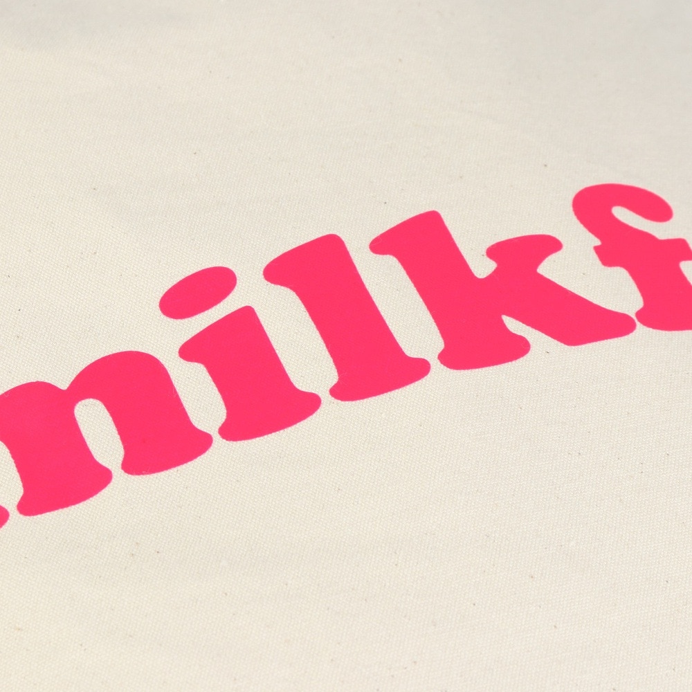 ミルクフェド（MILKFED.）（メンズ、レディース）FLAT LIGHTトートバッグ COOPER OUI 103223053005-WHITE