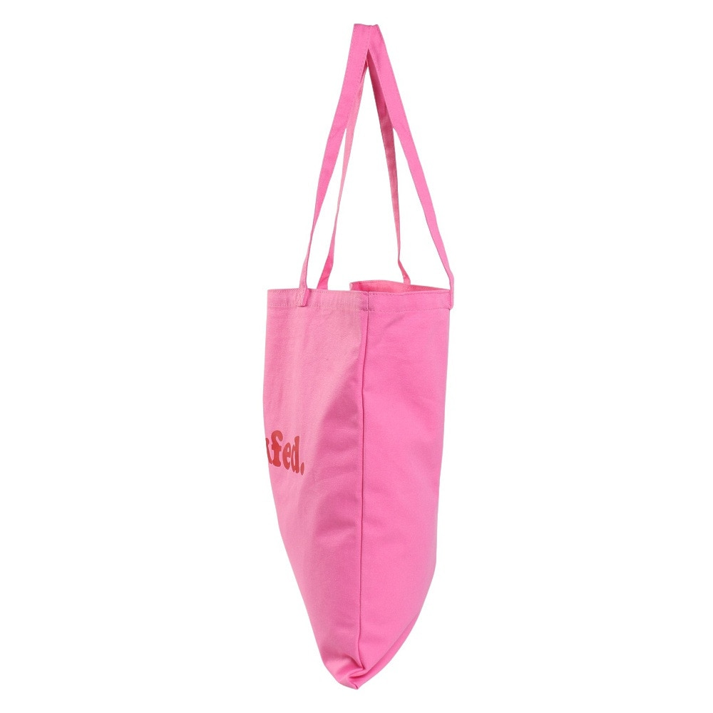 ミルクフェド（MILKFED.）（レディース）トートバッグ FLAT LIGHTTOTE COOPER OUI LOGO 103223053005-PINK