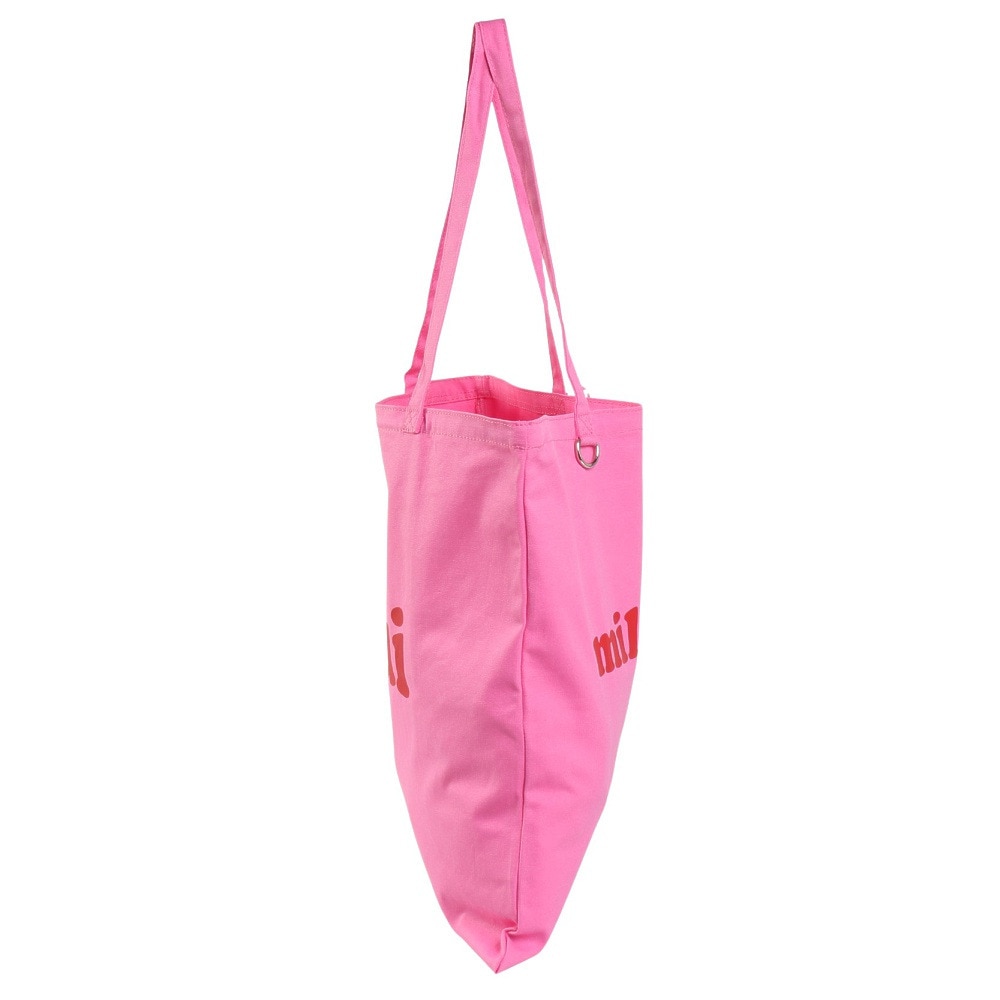 ミルクフェド（MILKFED.）（レディース）トートバッグ FLAT LIGHTTOTE COOPER OUI LOGO 103223053005-PINK