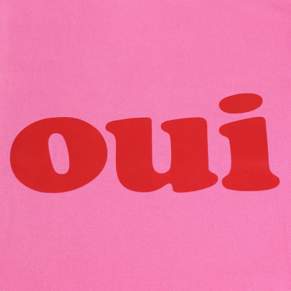 ミルクフェド（MILKFED.）（レディース）トートバッグ FLAT LIGHTTOTE COOPER OUI LOGO 103223053005-PINK