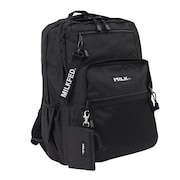 (メンズ、レディース、キッズ)ダブルジップ バックパック 103202053019-BLACK