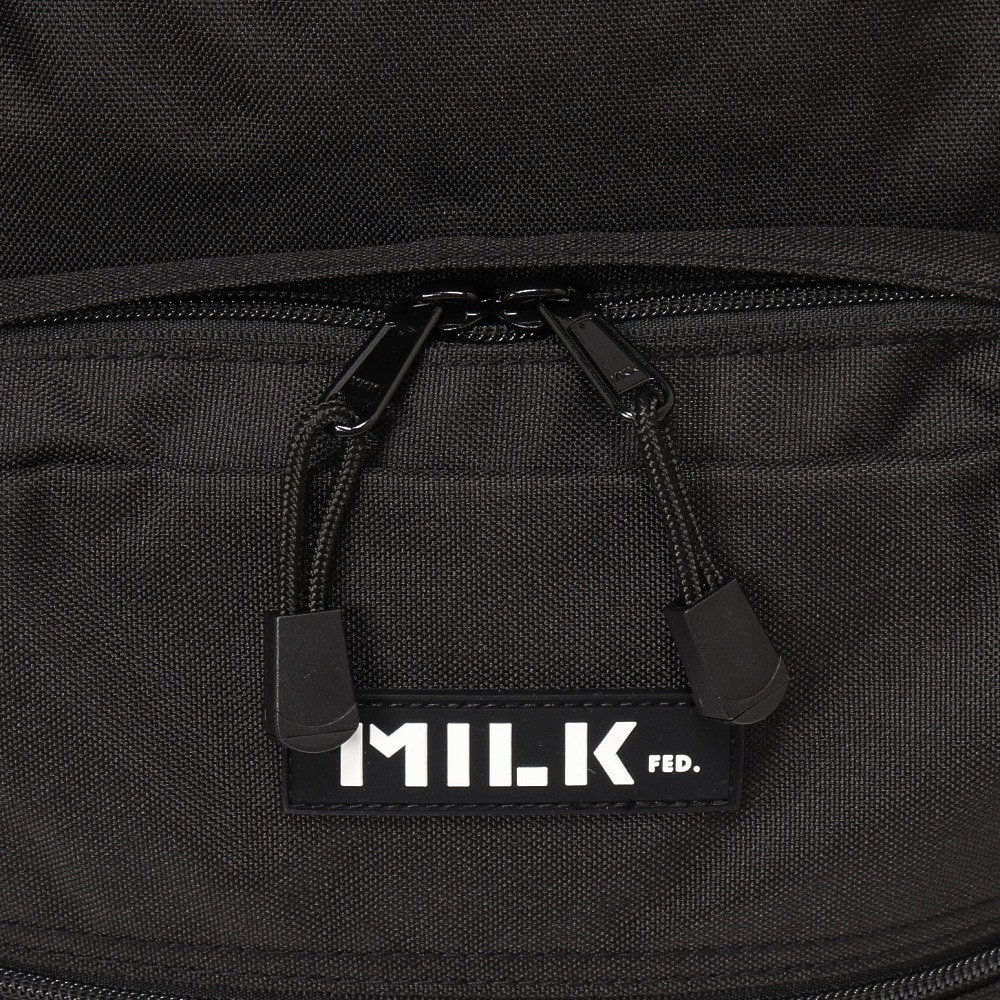 ミルクフェド（MILKFED.）（レディース）ACTIVE DOUBLE ポケット MOLLE バックパック 103224053008-BLACK