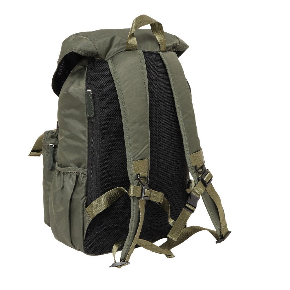 ミルクフェド（MILKFED.）（レディース）ロゴ PLATE バックパック 103241053005-OLIVE