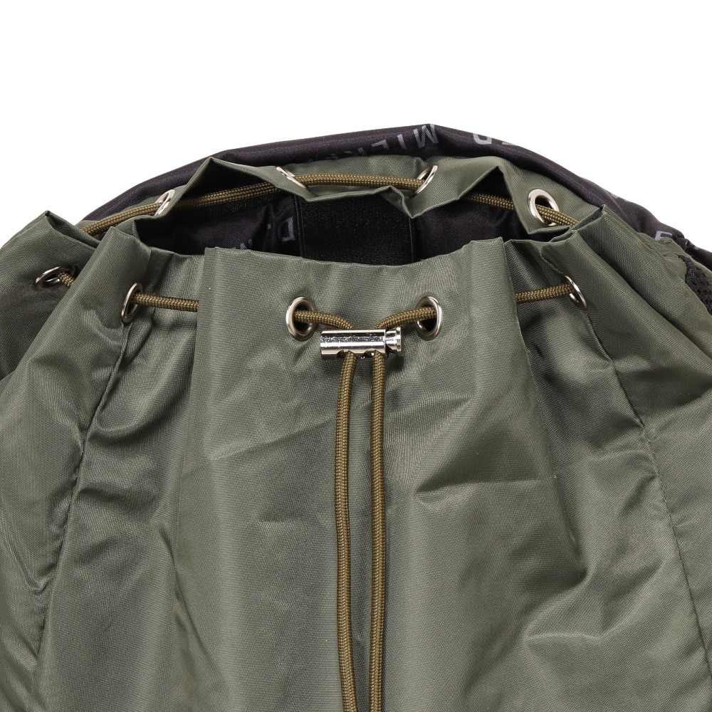 ミルクフェド（MILKFED.）（レディース）ロゴ PLATE バックパック 103241053005-OLIVE