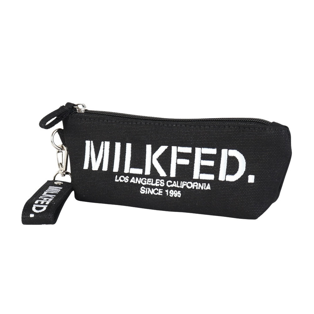 ミルクフェド（MILKFED.）（メンズ、レディース、キッズ）STENCIL LOGO ペンシルケース 103213054005-BLACK