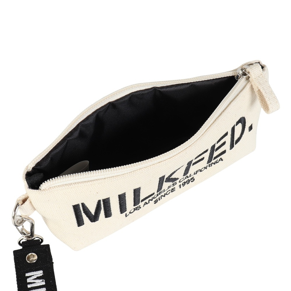 ミルクフェド（MILKFED.）（メンズ、レディース、キッズ）STENCIL LOGO ペンシルケース 103213054005-WHITE