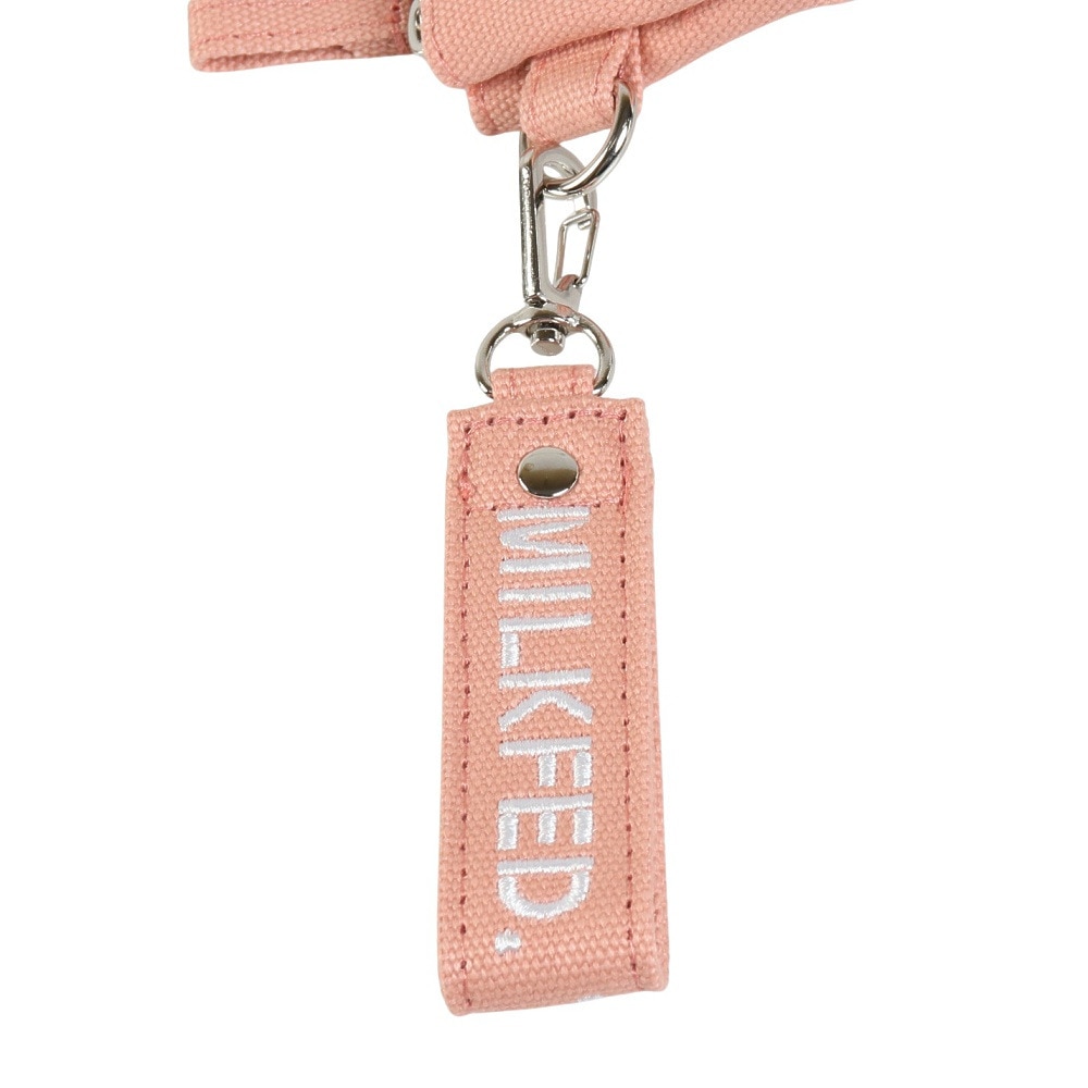 ミルクフェド（MILKFED.）（レディース）EMBROIDERED BAR PENCIL ケース 103211054026-LtPINK