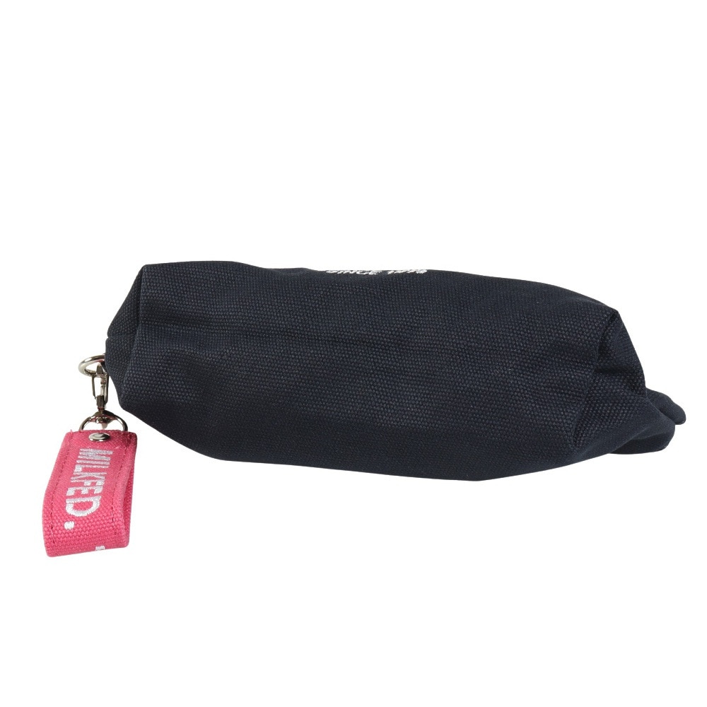 ミルクフェド（MILKFED.）（レディース）EMBROIDERED BAR PENCIL ケース 103211054026-NAVY