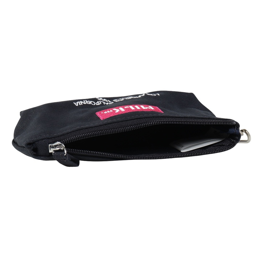 ミルクフェド（MILKFED.）（レディース）EMBROIDERED BAR PENCIL ケース 103211054026-NAVY