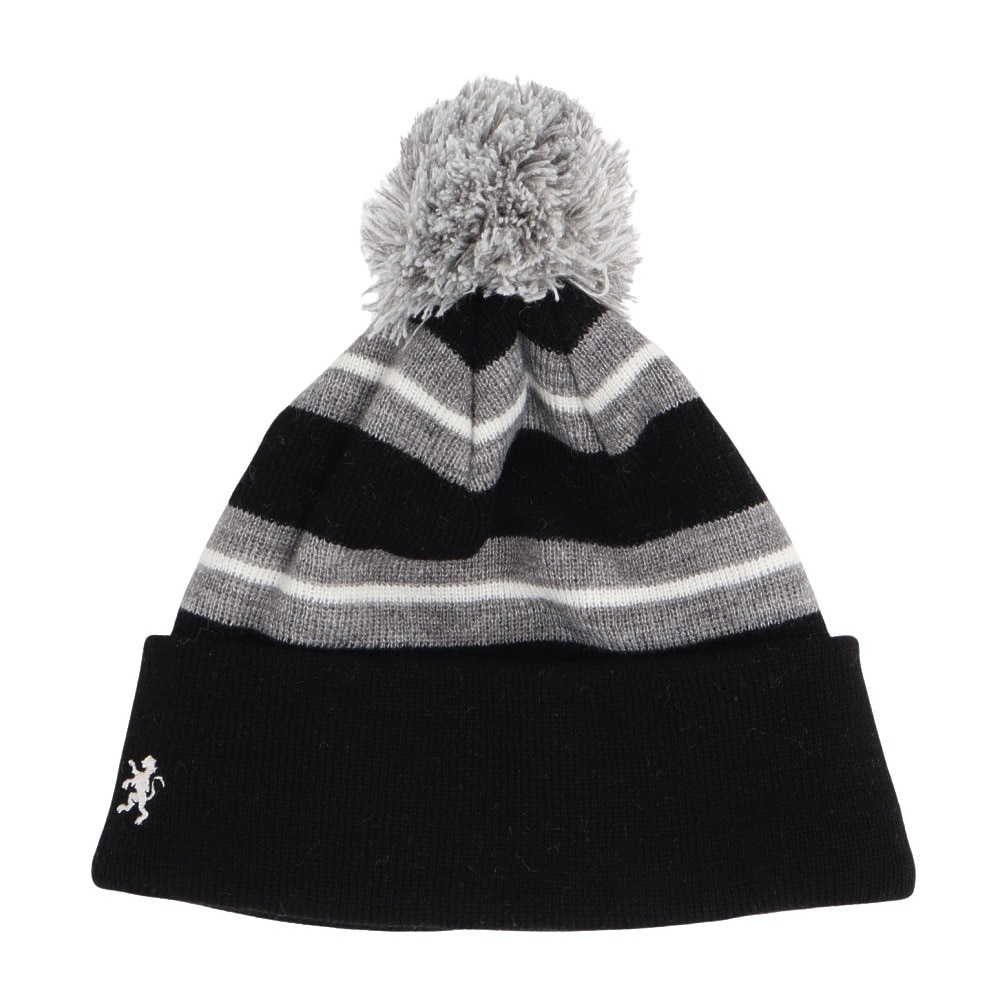 ジムフレックス（GYMPHLEX）（レディース）ニットウォッチキャップ GY-H0317 ACW BLACKxGREY STRIP