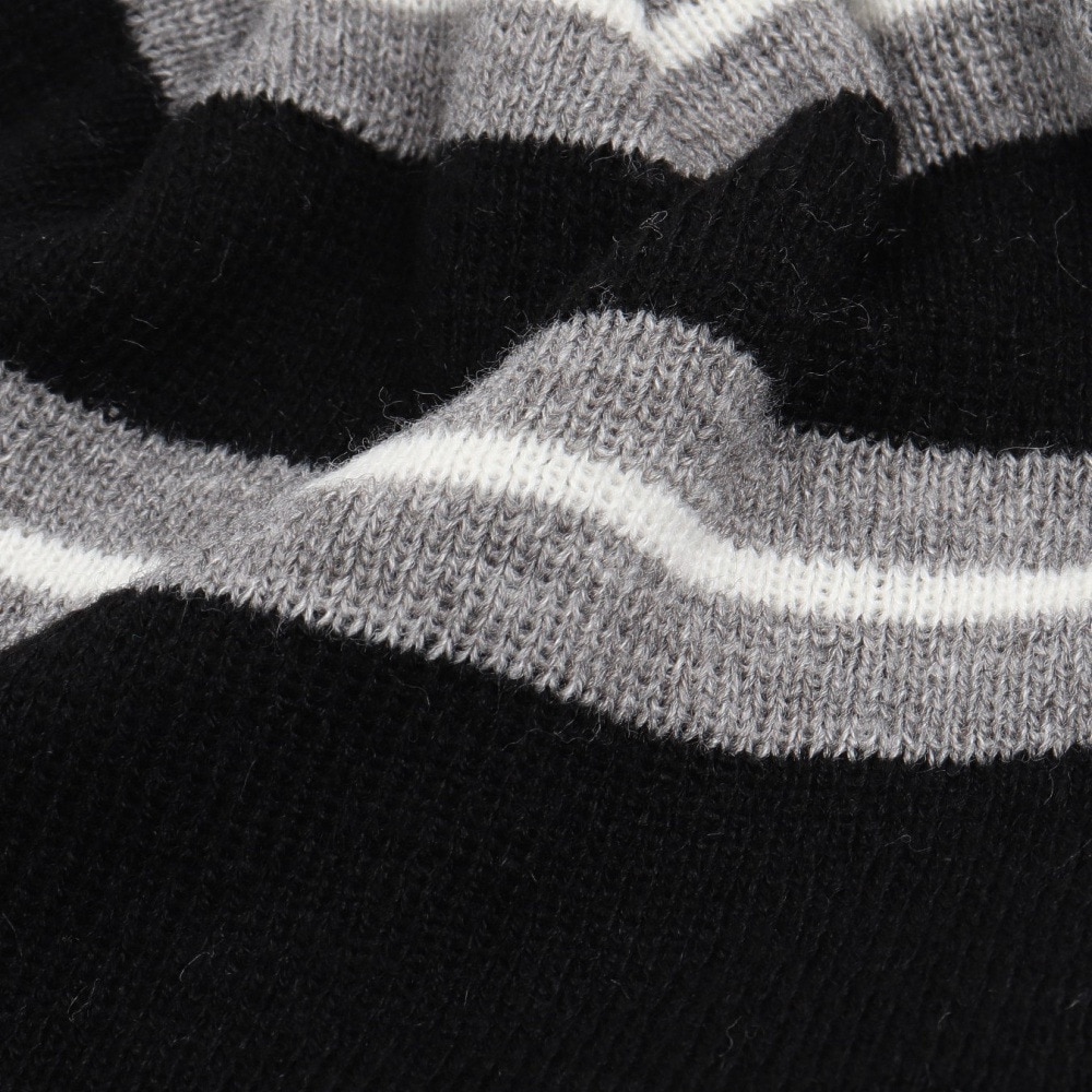 ジムフレックス（GYMPHLEX）（レディース）ニットウォッチキャップ GY-H0317 ACW BLACKxGREY STRIP