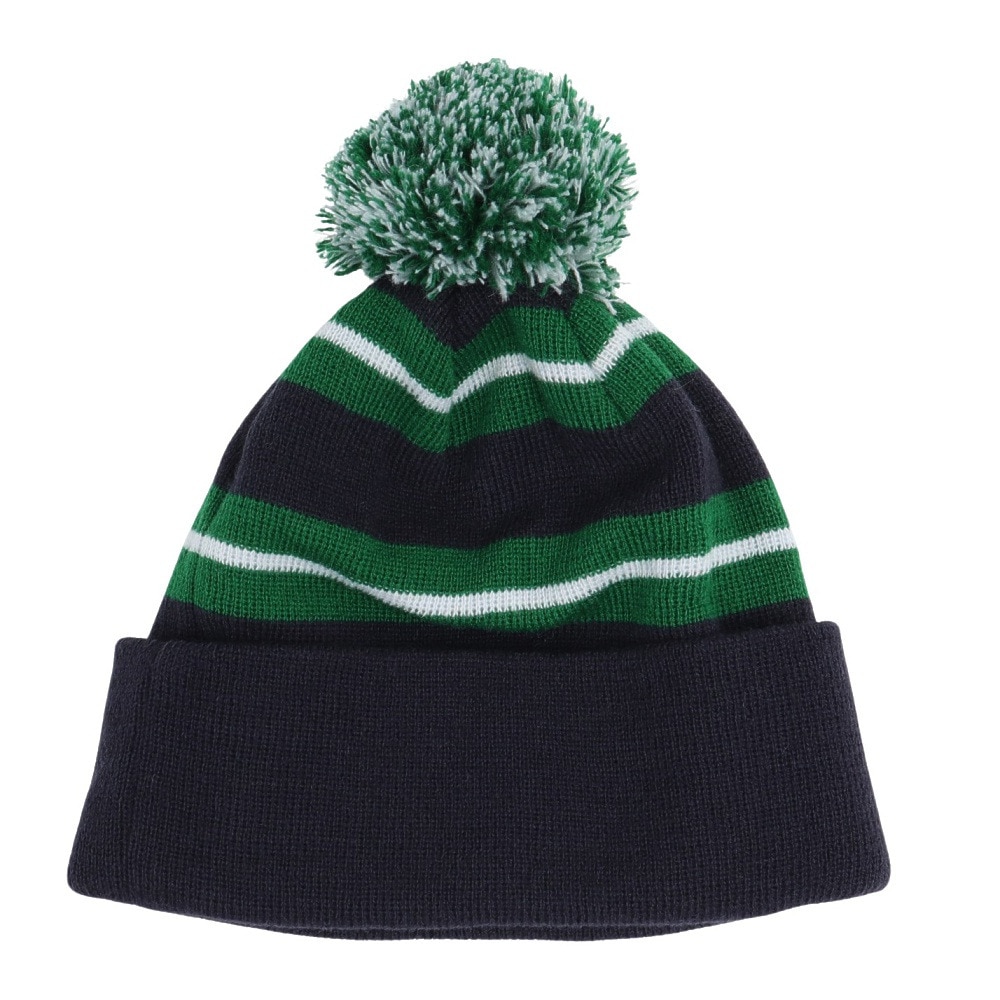ジムフレックス（GYMPHLEX）（レディース）ニットウォッチキャップ GY-H0317 ACW NAVYxGREEN STRIP