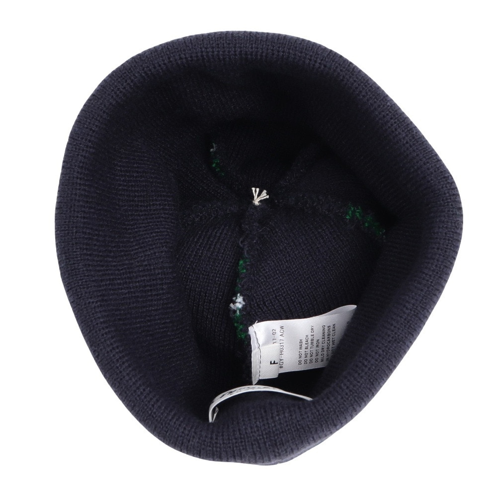 ジムフレックス（GYMPHLEX）（レディース）ニットウォッチキャップ GY-H0317 ACW NAVYxGREEN STRIP