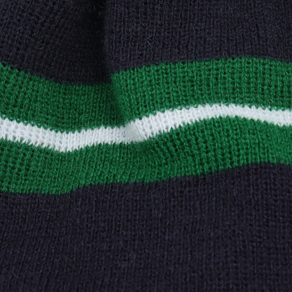 ジムフレックス（GYMPHLEX）（レディース）ニットウォッチキャップ GY-H0317 ACW NAVYxGREEN STRIP