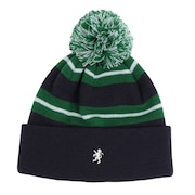 (レディース)ニットウォッチキャップ GY-H0317 ACW NAVYxGREEN STRIP