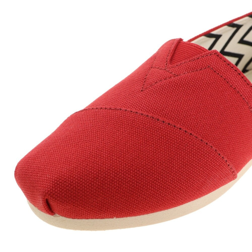 トムス（TOMS）（レディース）リサイクル コットン キャンバス ウィメンズ アルパルガータ 10017743 RED