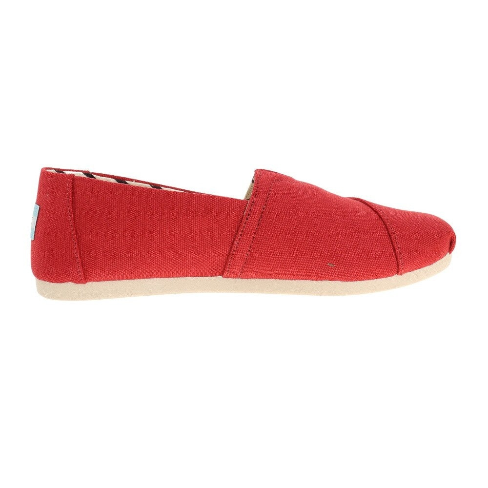 トムス（TOMS）（レディース）リサイクル コットン キャンバス ウィメンズ アルパルガータ 10017743 RED