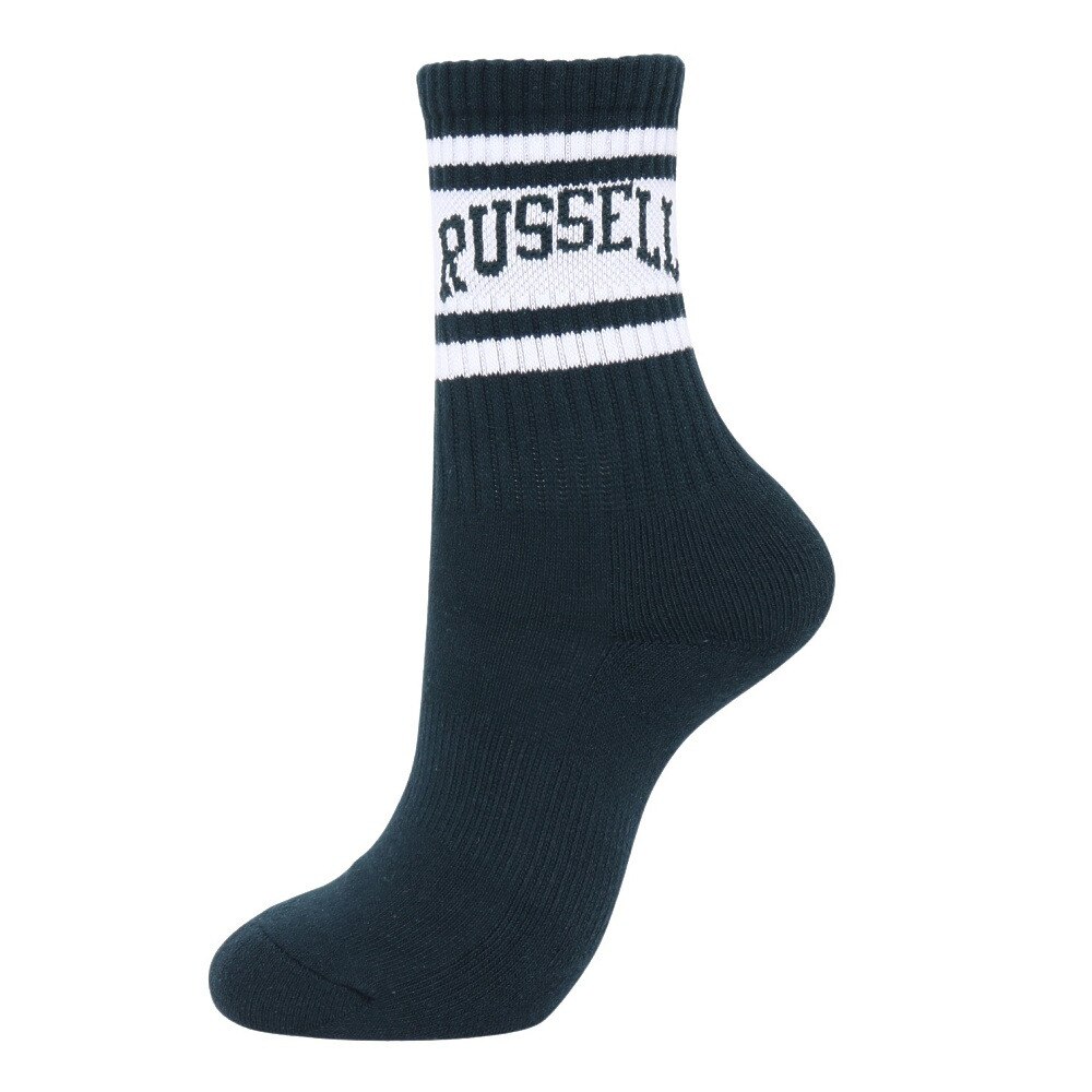 ラッセル（RUSSELL）（レディース）ロングラインリブソックス RBLZ24S0001 GRWH