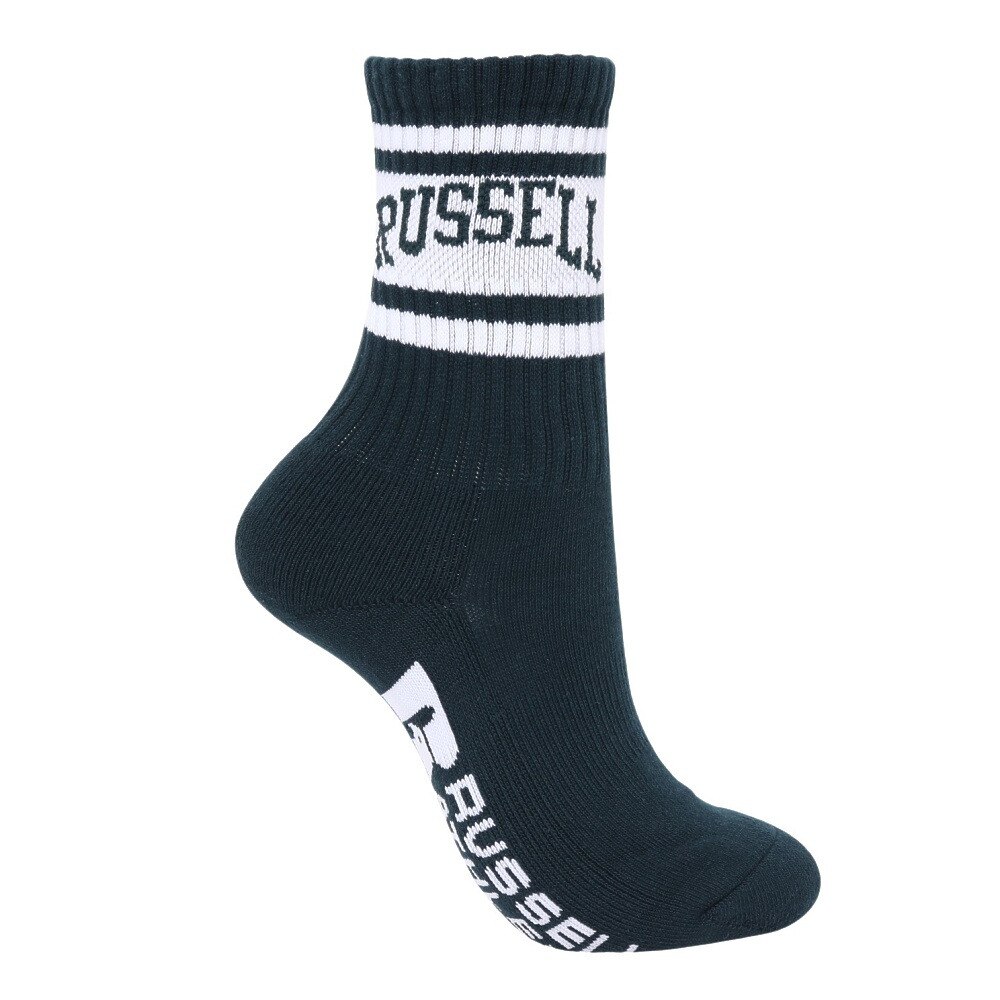 ラッセル（RUSSELL）（レディース）ロングラインリブソックス RBLZ24S0001 GRWH