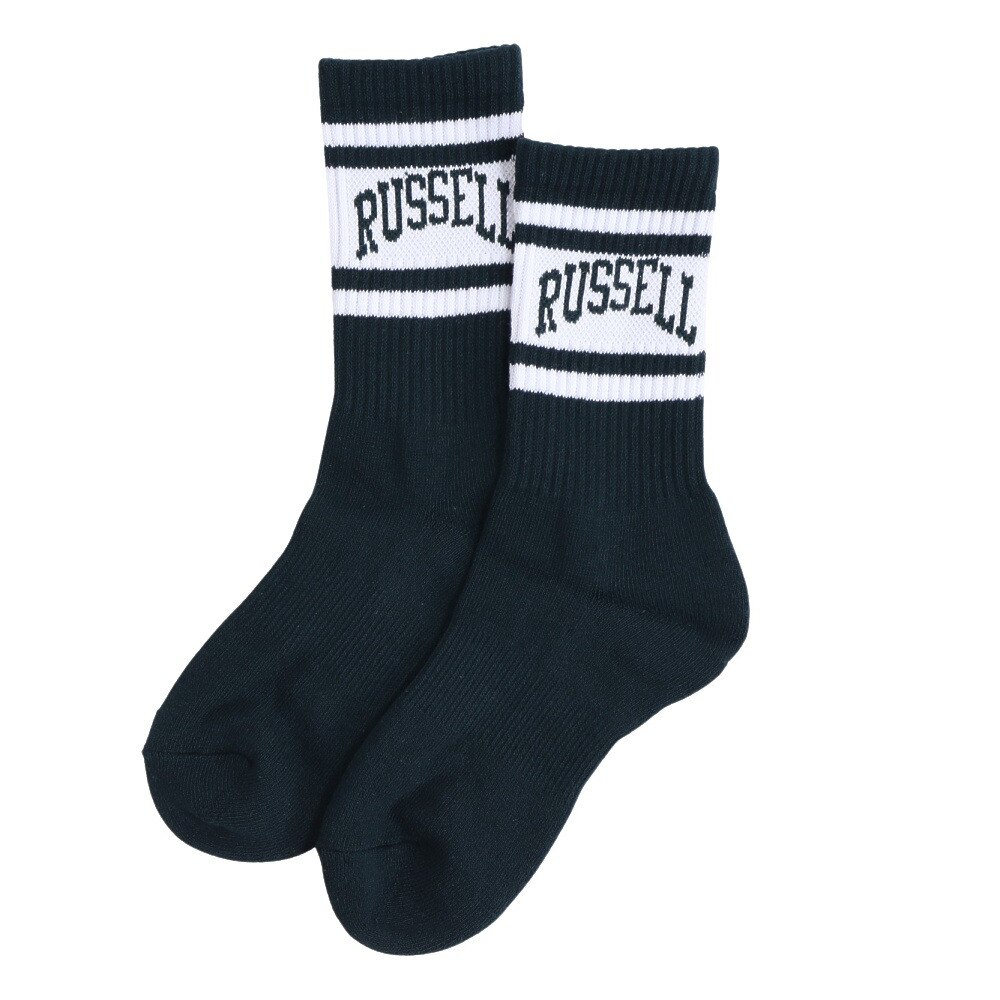 ラッセル（RUSSELL）（レディース）ロングラインリブソックス RBLZ24S0001 GRWH