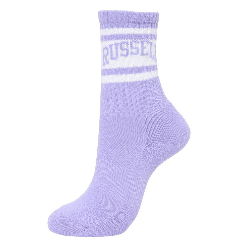 ラッセル（RUSSELL）（レディース）ロングラインリブソックス RBLZ24S0001 PUWH