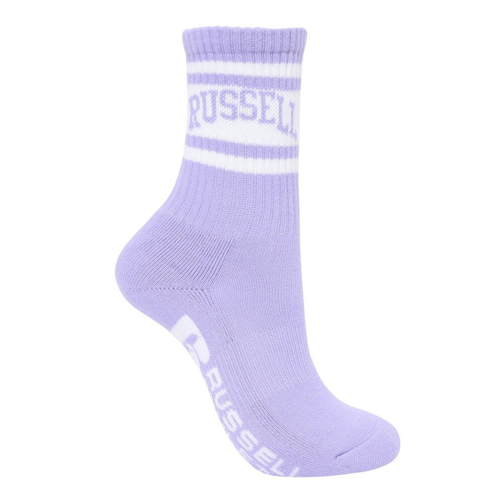 ラッセル（RUSSELL）（レディース）ロングラインリブソックス RBLZ24S0001 PUWH