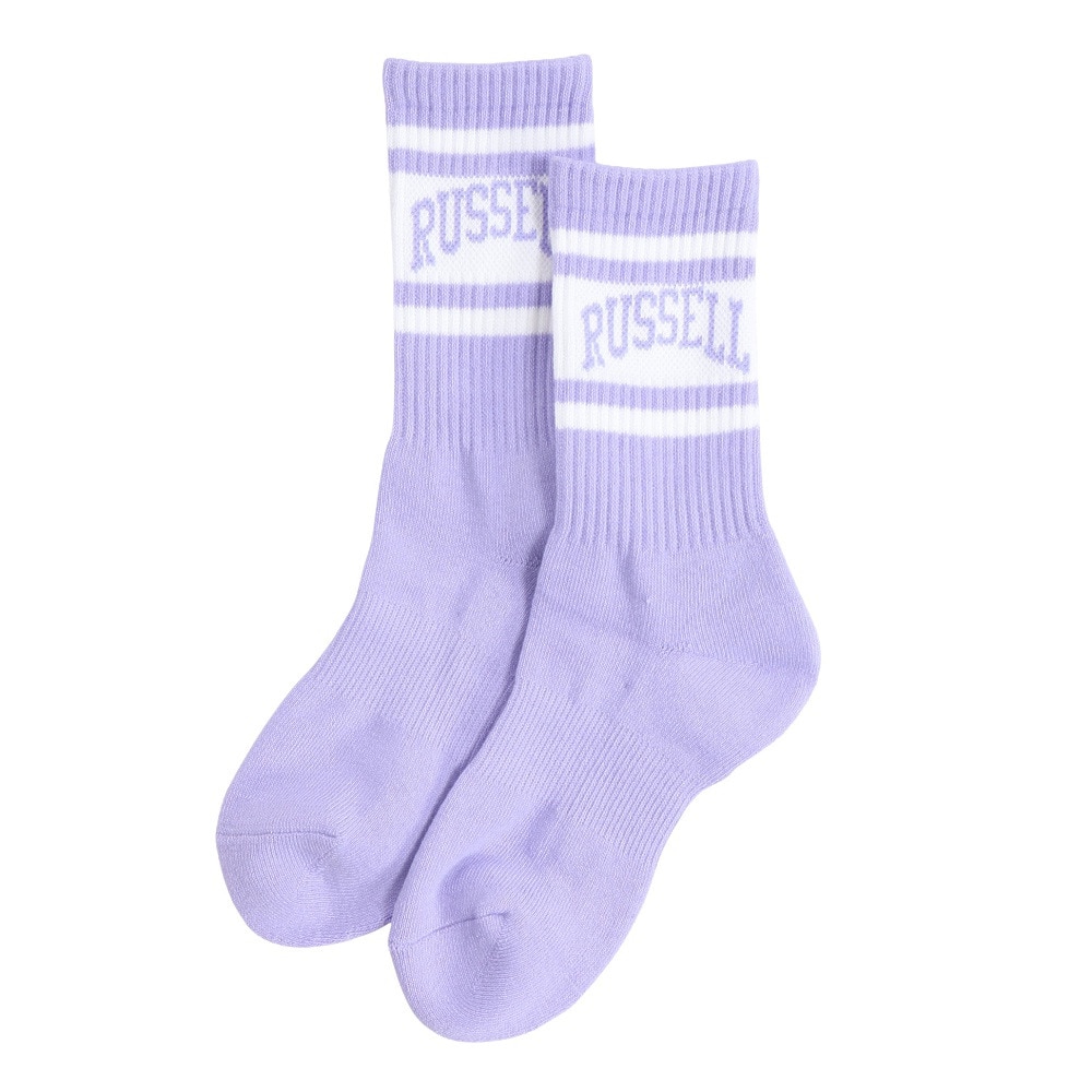 ラッセル（RUSSELL）（レディース）ロングラインリブソックス RBLZ24S0001 PUWH