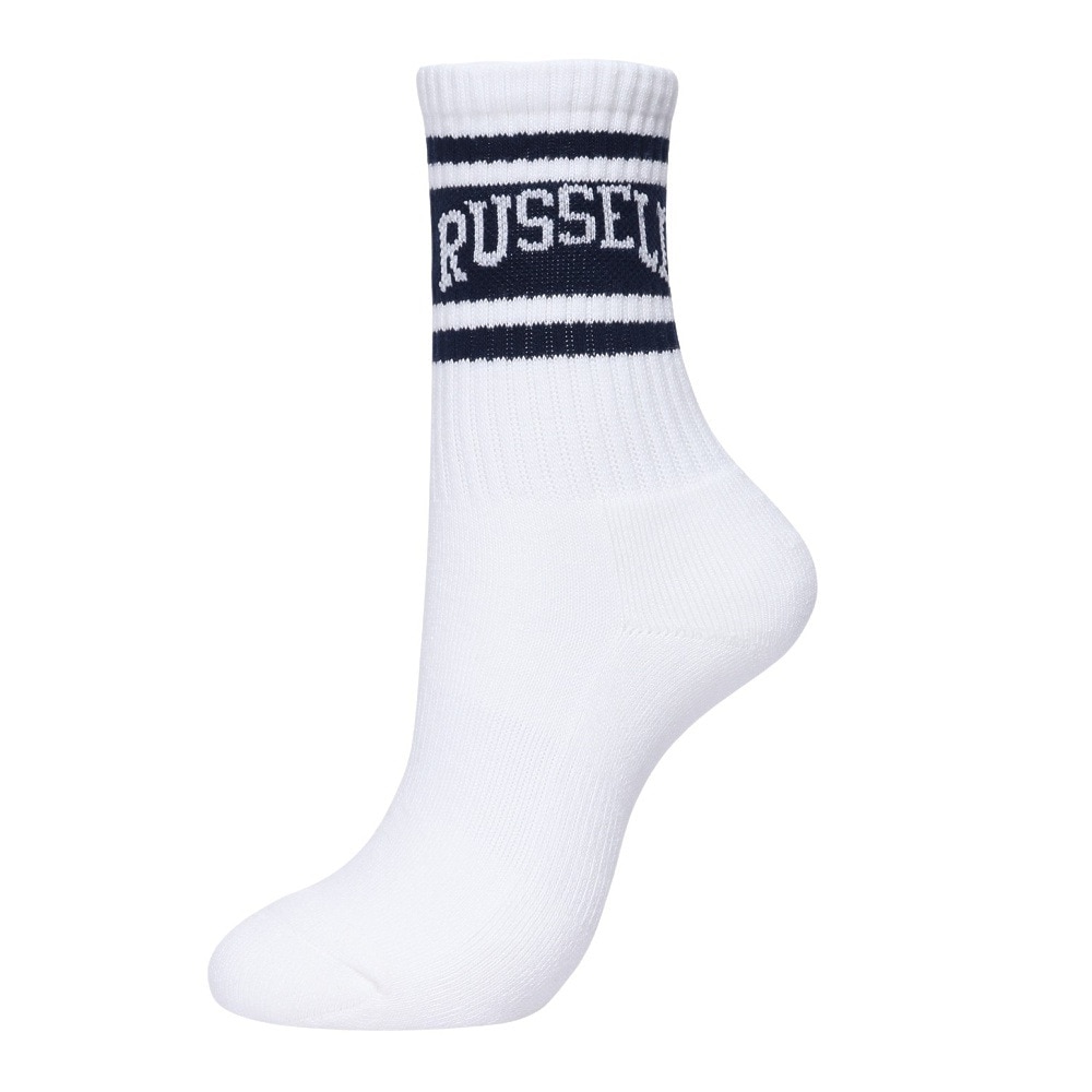 ラッセル（RUSSELL）（レディース）ロングラインリブソックス RBLZ24S0001 WHNV