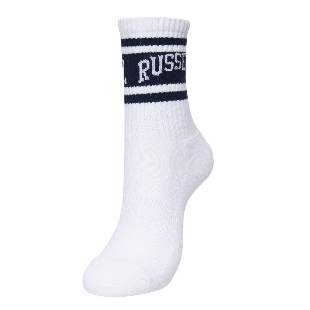 ラッセル（RUSSELL）（レディース）ロングラインリブソックス RBLZ24S0001 WHNV