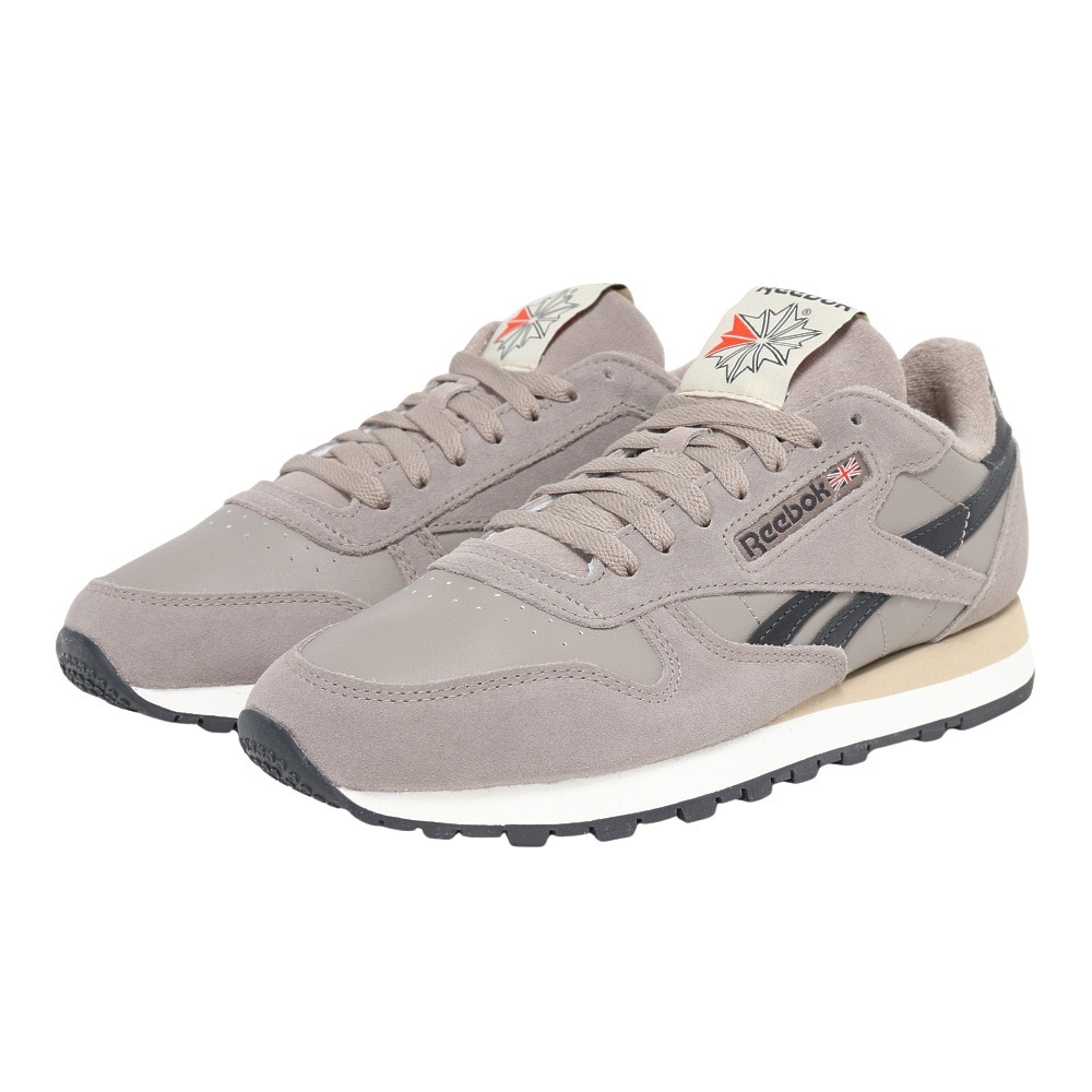 リーボック（REEBOK）（メンズ）クラシックレザー シューズ グレー 100239552 スニーカー カジュアル
