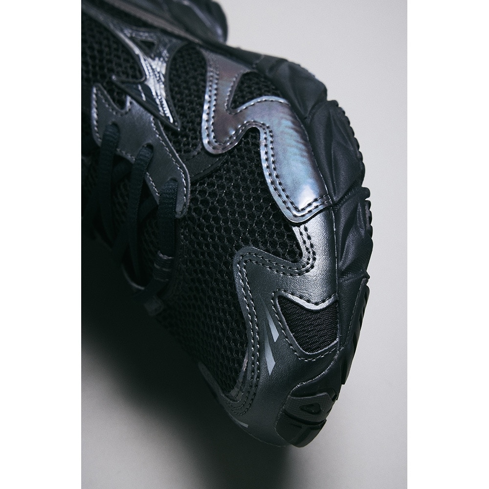 ミズノ（MIZUNO）（メンズ、レディース）ランニングシューズ スニーカー ウエーブ ライダー 10 ブラック グレー D1GA243108 スポーツシューズ