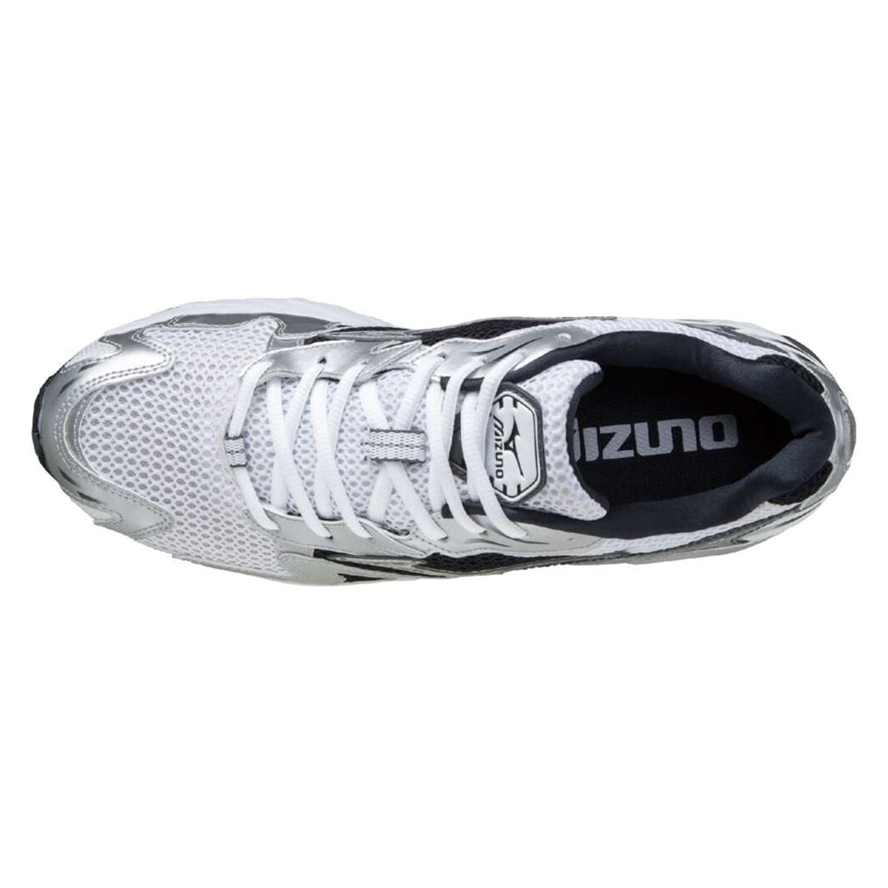 ミズノ（MIZUNO）（メンズ、レディース）ランニングシューズ スニーカー ウエーブ ライダー 10 ホワイト ブラック D1GA210405 スポーツシューズ