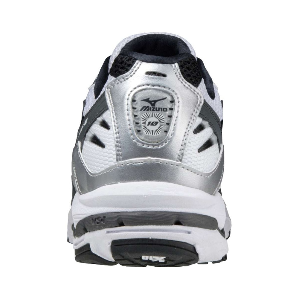 ミズノ（MIZUNO）（メンズ、レディース）ランニングシューズ スニーカー ウエーブ ライダー 10 ホワイト ブラック D1GA210405 スポーツシューズ