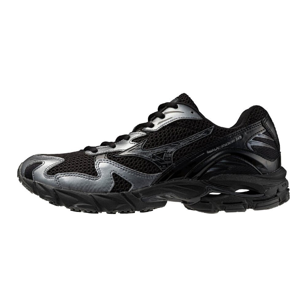 ミズノ（MIZUNO）（メンズ、レディース）ランニングシューズ タウンシューズ ウエーブライダー 10 ブラック シルバー D1GA261601 カジュアル シューズ スポーツ