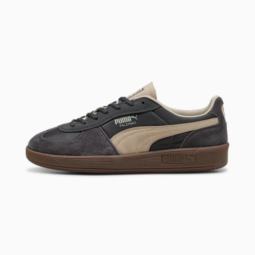 プーマ（PUMA）（メンズ）スニーカー タウンシューズ パレルモ ポップ ダークグレー 40325703 スポーツ カジュアル シューズ