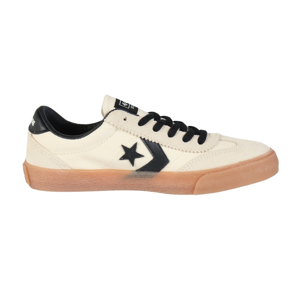 コンバース（CONVERSE）（メンズ、レディース）スニーカー タウンシューズ ロードクラシック SK OX G/B ベージュ ブラック 33701910