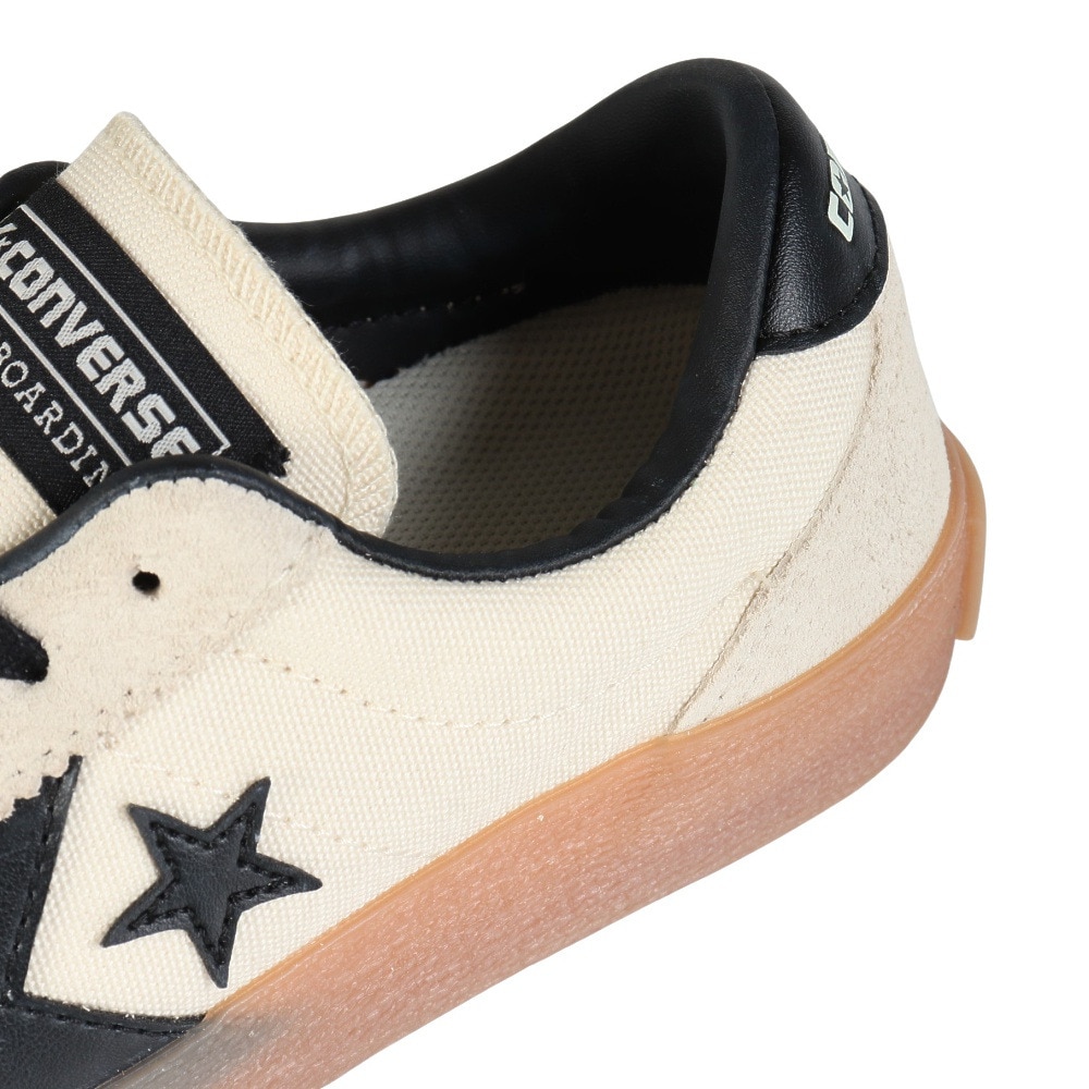 コンバース（CONVERSE）（メンズ、レディース）スニーカー タウンシューズ ロードクラシック SK OX G/B ベージュ ブラック 33701910