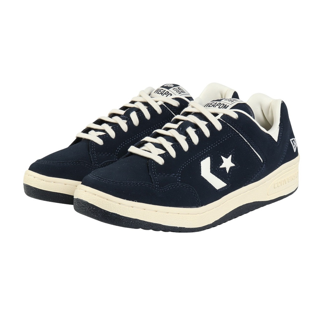 コンバース（CONVERSE）（メンズ）スニーカー タウンシューズ ウエポン スエード OX/NE ネイビー 33701950 カジュアル スポーツ