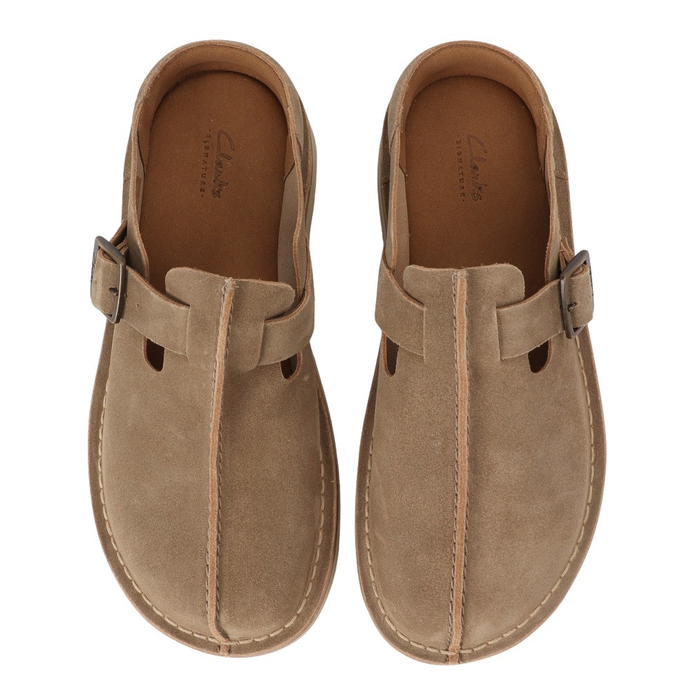 クラークス（Clarks）（メンズ、レディース）レザーサンダル ソルスブリーミュール 26180882