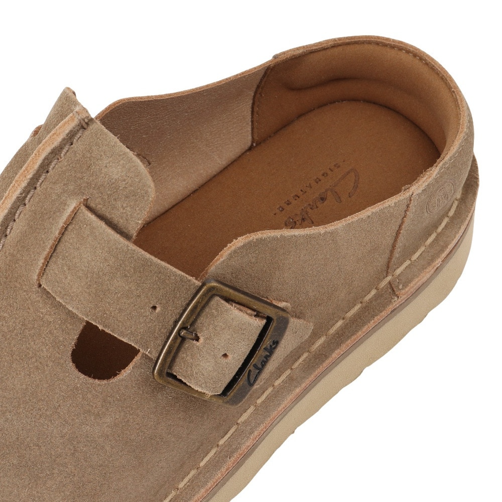 クラークス（Clarks）（メンズ、レディース）レザーサンダル ソルスブリーミュール 26180882